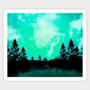 Northern Lights Aurora Borealis Sticker